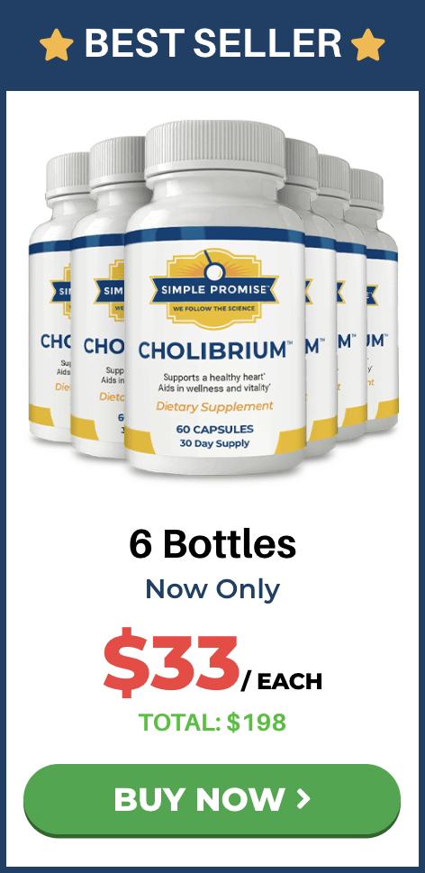 Cholibrium 6 bottles 180-day supply best value