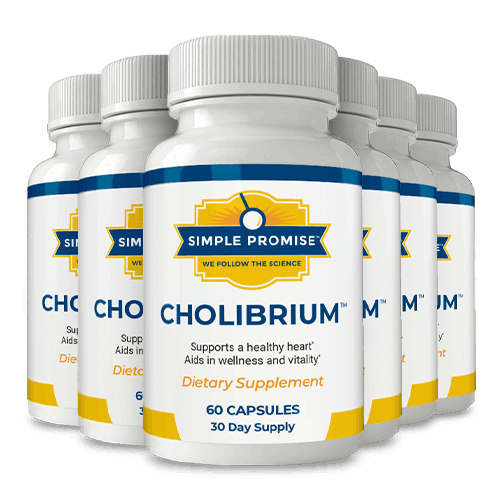 Cholibrium 6 bottle pack - best value heart and cholesterol supplement