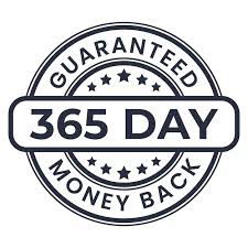 Cholibrium 365-day money-back guarantee badge